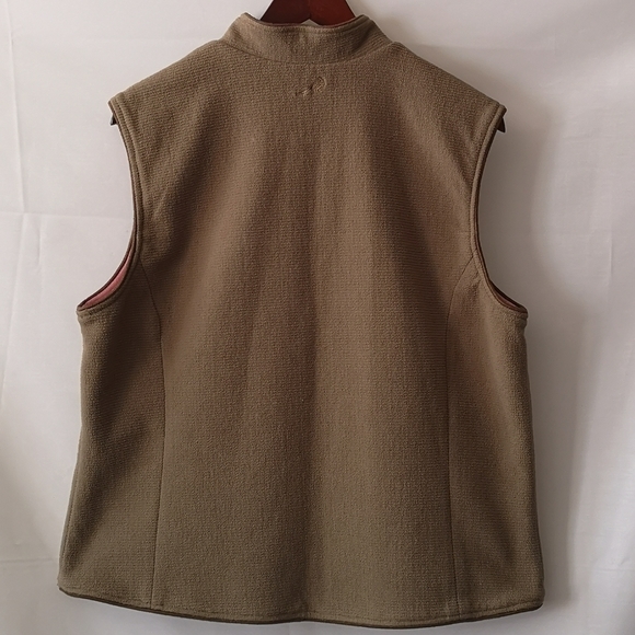 Columbia Women's Vest Size Large, Moss Green/Pink - Picture 2 of 5